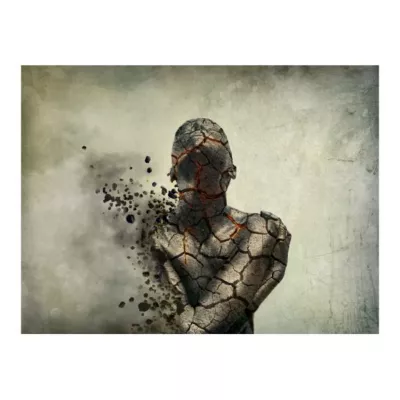Papier peint intissé panoramique personnes internal explosion 250×193 cm