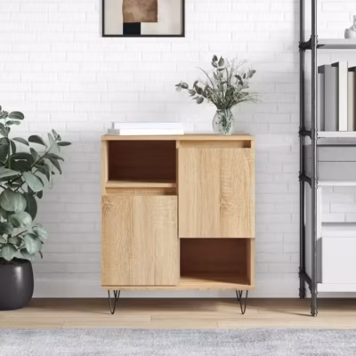 vidaXL Buffet Chêne sonoma 60x35x70 cm Bois d&rsquo;ingénierie 831191