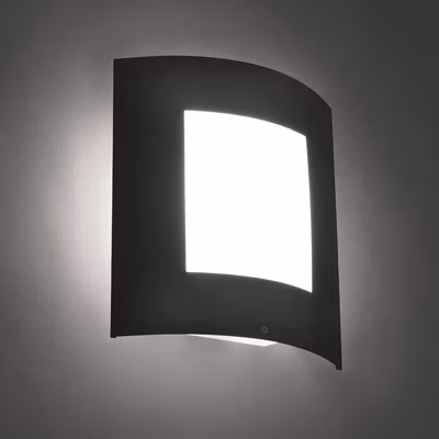 Applique murale extérieure anthracite IP44 – Emmerald 1