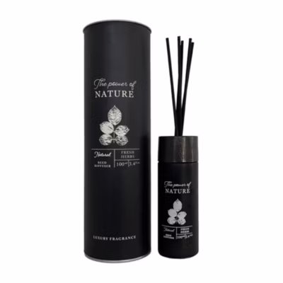Diffuseur d&rsquo;Ambiance Parfumé avec 6 Bâtonnets au Parfum d&rsquo;Herbes Fraîches Idées Cadeaux