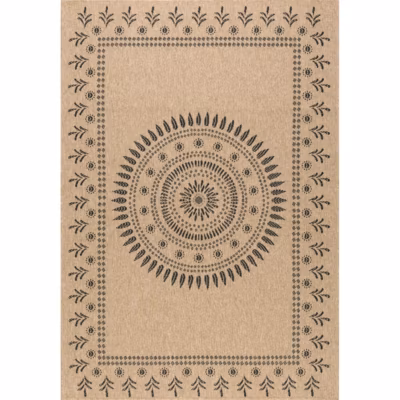 Tapis salon et chambre style jute moderne IRIS 120×170 cm