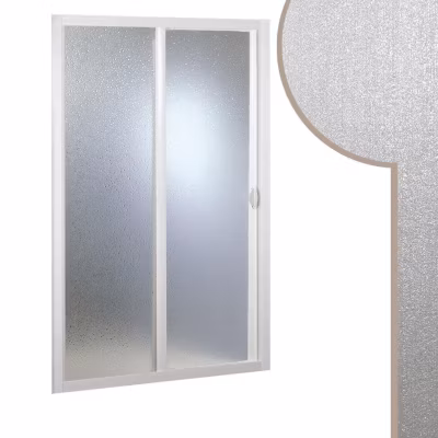Paroi douche 150 CM en acrylique mod. Smart avec ouverture laterale