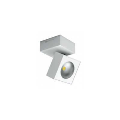Applique LED carrée orientable Rubyc Tricolore 14w blanche