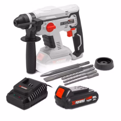 Marteau perforateur sans fil X-Performer 20V avec batterie et chargeur