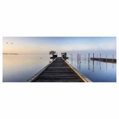 Brise vue imprimé SOUSTONS, H.2 x L.5 m, 100% occultant, Made in France par Scenolia + kit de fixation offert