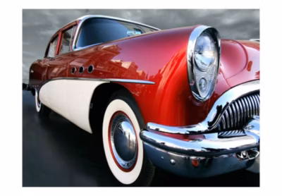 Papier peint intissé panoramique hobby voiture de luxe américaine 200×154 cm