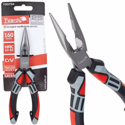 Pince Longue CrV 160 Mm Pour Électriciens Professionnels