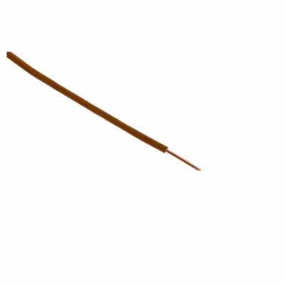 Fil électrique H07V-U 1,5mm² marron – 10m – Zenitech