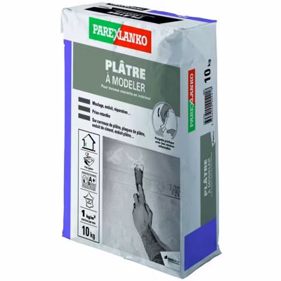platre à modeler 10kg parexlanko