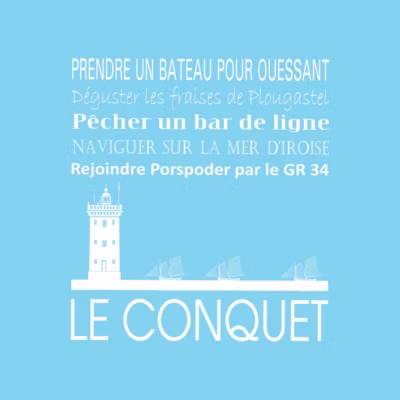 Tableau sur toile le conquet glacier 30×30 cm Fabriqué en France