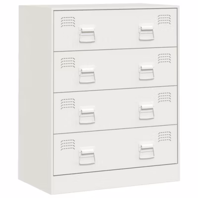 Buffet blanc 67x39x83 cm acier vidaXL