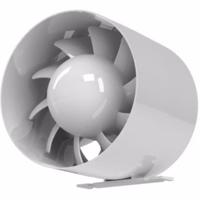 Ventilateur Blanc ABS Standard Extracteur D&rsquo;air 100mm AirRoxy