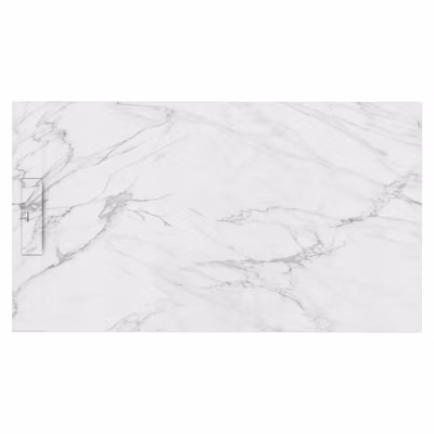 SIENA – Receveur de douche 110x80cm Calacatta – Antidérapant – Résistant & design – Disponible en plusieurs dimensions et coloris