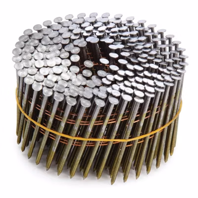 Boite De 4200 Clous Rouleau Plat 2.5x65mm Annelé Inox304 Tête Bombée Lien Plastique