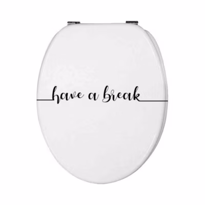 Abattant WC Thermodur « Have a break » 43x37x4cm