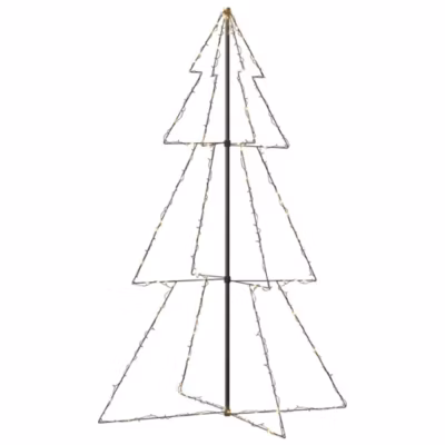 Arbre de Noël cône 240 LED d&rsquo;intérieur/d&rsquo;extérieur 118×180 cm vidaXL