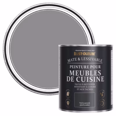 Peinture Violette pour Meubles de Cuisine, Mat – RUST-OLEUM – Iris 750ml
