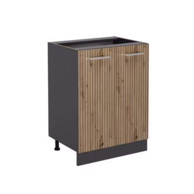 Vicco Meuble bas de cuisine Chêne Artisan 60cm sans PT