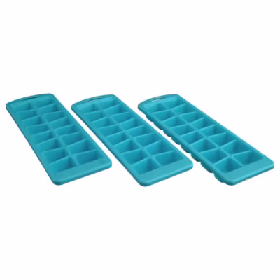 Lot de 3 bacs à glaçons – Turquoise- 5five