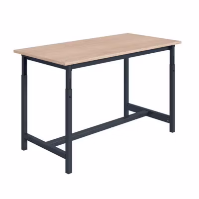Établi pour atelier réglable en hauteur – 1200x750x780/1060mm – Anthracite RAL5016 – W010020243-GA