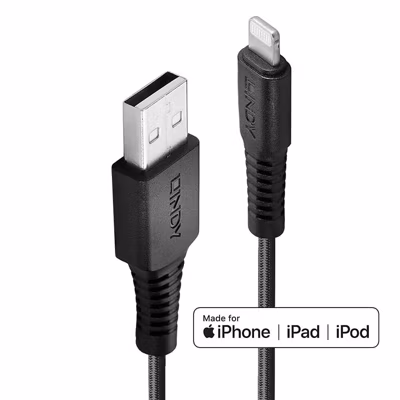 Câble Lightning USB haute résistance 3m LINDY