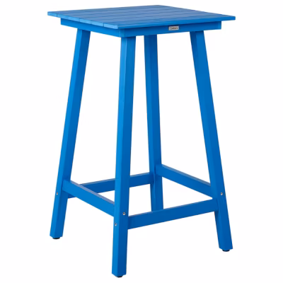Table de bar de jardin ADIRONDACK 60 cm 59 cm Matière synthétique Bleu