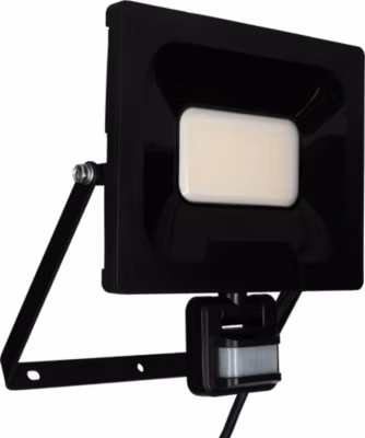 Arlux Lighting Projecteur Mural NINO 50W 4000lm – Detecteur de Mouvement – Noir