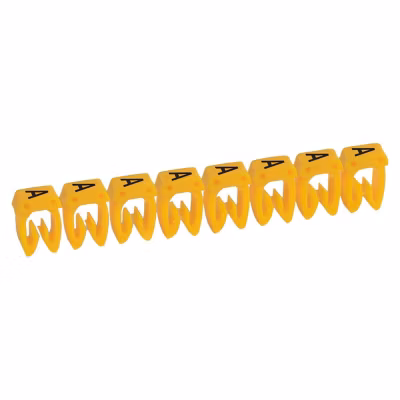 038300 Legrand – Boite De 300 Repères Cab 3 Pour Fils 0,5mm² à 1,5mm² – Marquage Lettre A