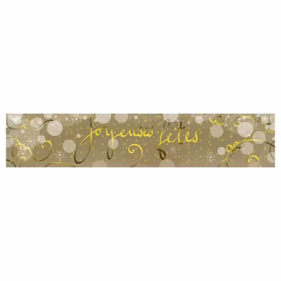 Brise vue imprimé PAILLETTES, H.1 x L.5 m, 100% occultant, Made in France par Scenolia + kit de fixation offert