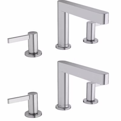 HANSGROHE Mélangeur de lavabo 3 trous 110, bonde Push-Open chromé Finoris