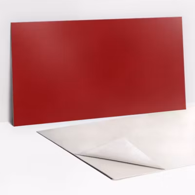 Panneau autocollant Tulup 100×50 cm Couleur rouge 1 pcs