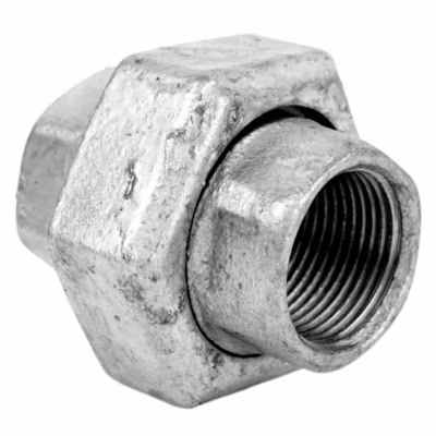 Union F/F fonte galvanisée – 15x21mm (1/2 »)