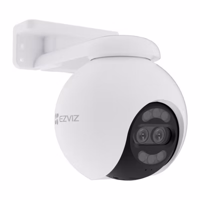 Caméra motorisée – EZVIZ – H80x Dual – 4K – Vision nocturne couleur – Audio bidirectionnel