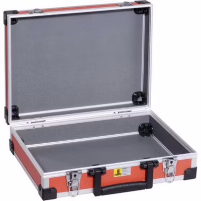 Allit AluPlus Basic L 35 424110 – Mallette à outils en aluminium rouge non équipée