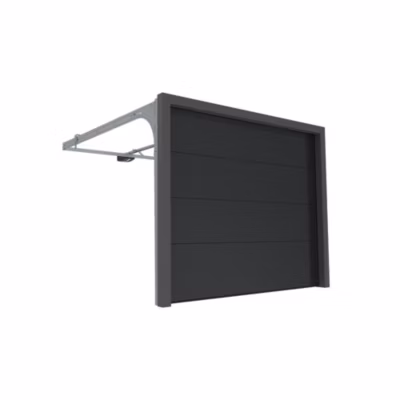 Porte Sectionnelle Manuelle StandardLine Linteau 100mm Lisse Gris Ral 7016 L3000xH2000 4M