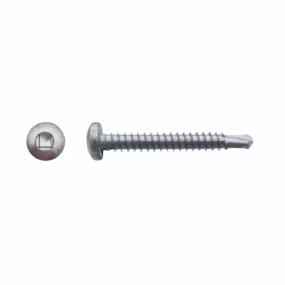 500 Vis Autoperceuses Tête Cylindrique Carrée 4.2 x 15.9 mm – DIN 7504 M – Zingué blanc – D-Work