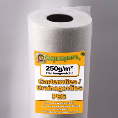 360 m² feutre géotextile, feutre de bassin 250 g, 1,6 m Aquagart