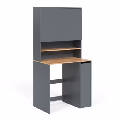 Vicco Armoire machine à laver Anthracite/chêne doré 93.6×88.2cm 2 pièces avec étagère