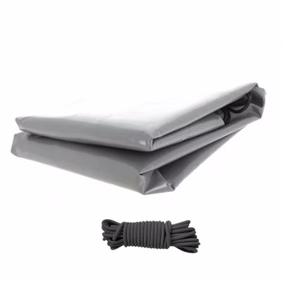 Bâche haute remorque Lider Cadix 42310 réhaussé 50 cm – 212 x 139 x 60 cm – PVC 640g/m² étanche – Gris – Fabrication française