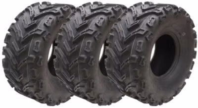 Pneus pour quad 22×10.00-9, 6 plis, Wanda P3128, homologués pour la route, arrière 255/65-9 (jeu de 3)