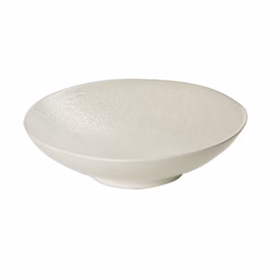 Assiette creuse Vésuvio blanc 19 cm (lot de 6)