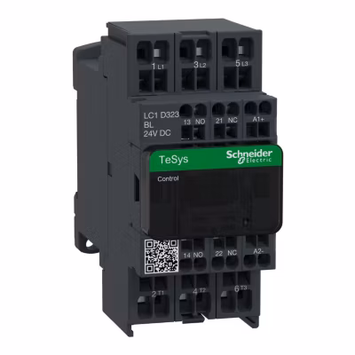 Lc1d323bl Schneider – Contacteur Tripolaire – 3no – 32a – Bobine 24vcc – Auto