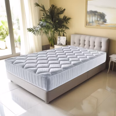 LOT DE 2 Matelas Ressorts 70×190 cm – Hauteur 20 cm – Accueil Moelleux – Soutien Ferme – 5 Zones de Confort – Confort Optimal