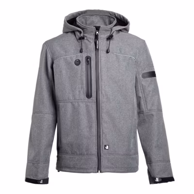 Veste De Travail Softshell Imperméable Flores North Ways Avec Sortie Audio