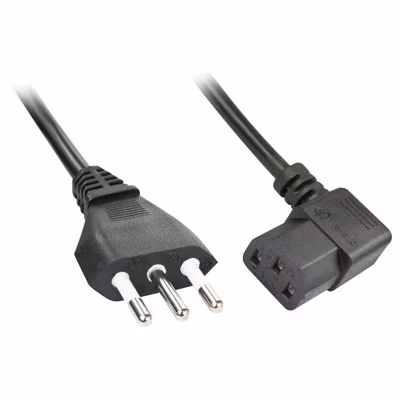 Câble électrique IEC coudé 2 mètres LINDY