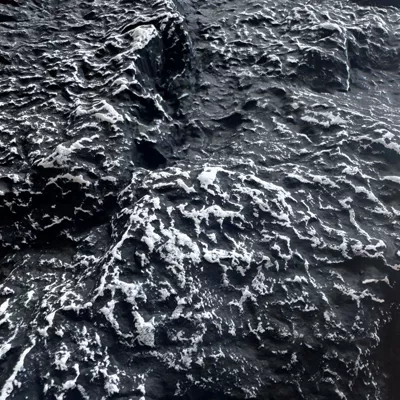 Panneau de revêtement intérieur/extérieur en polyuréthane effet pierre noire EXTRÊME-REAL avec isolation 60x120cm
