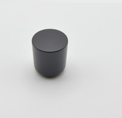 Bouton de meuble en zamac noir mat D 25 mm -idéal cuisine et salle de bain