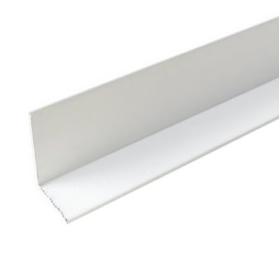 Cornière en alu 15mm x25mm x1.3mm, lg 1000mm (Anodisé argent)