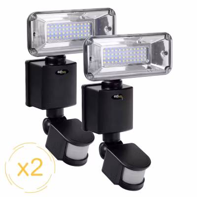 Projecteur solaire LED EZIlight Solar pro 1 – Pack de 2 lampes