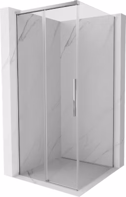 Mexen Rox cabine de douche coulissante 95 x 95 cm, transparent, chromé – 8C2-095-095-01-00